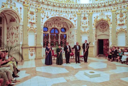 Konzert im Rondell des Schlosses von  Jindřichův Hradec am 23.08.2001